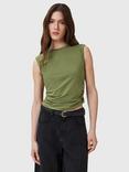 AllSaints West Ruched Tank Top