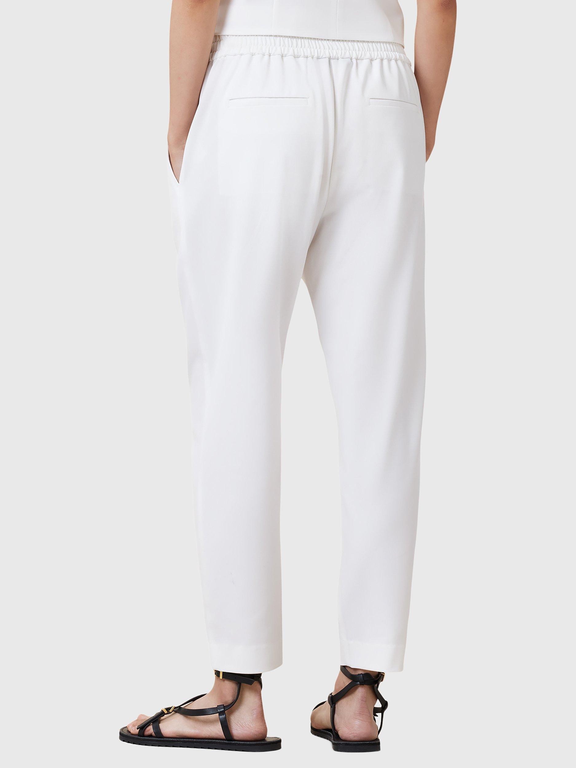 Product image 2 of 8, which shows AllSaints Aleida Tri Trousers, White, 6