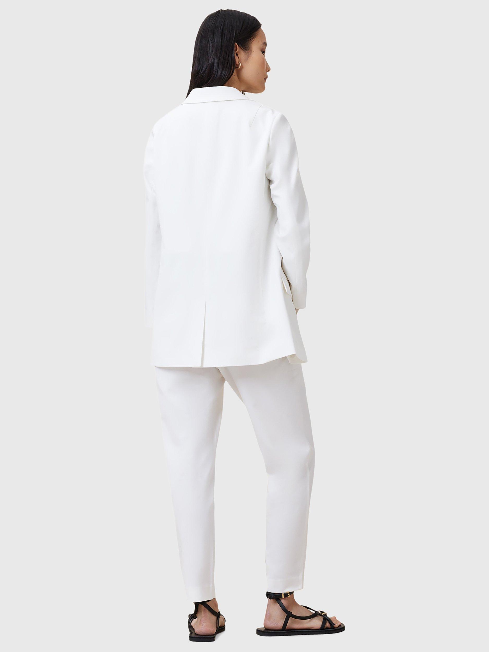 Product image 7 of 8, which shows AllSaints Aleida Tri Trousers, White, 6