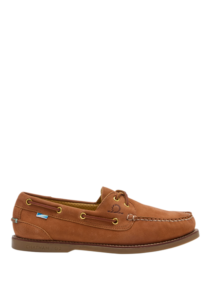 Chatham Lyme G2 Nubuck Boat Shoes, Tan