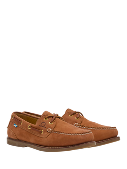 Chatham Lyme G2 Nubuck Boat Shoes - view 2, Tan