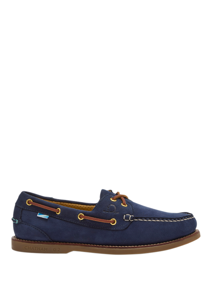 Chatham Lyme G2 Nubuck Boat Shoes, Navy