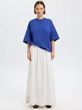 Selected Oversized Cotton T-Shirt, Dazzling Blue