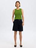 Selected Sleeveless Knit Tank Top, Green