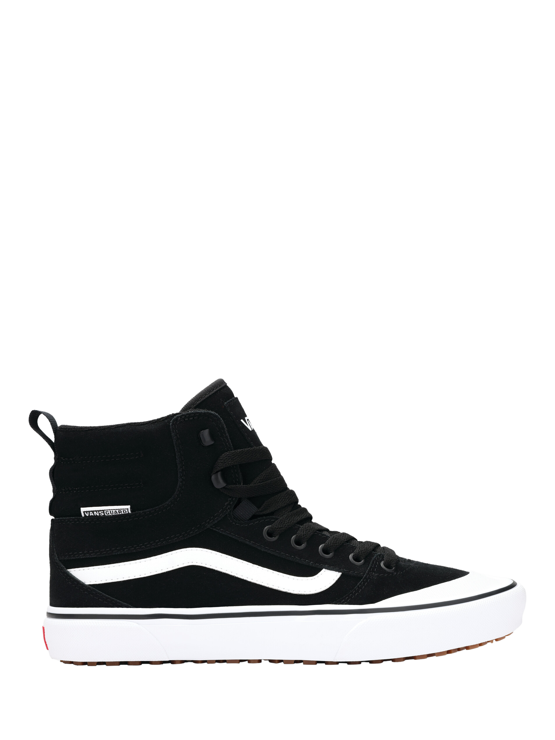 Product image 1 of 2, which shows Vans Ashwood Hi Top Trainers, Black, 7