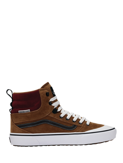 Vans Side Stripe Hi Top Trainers, Brown
