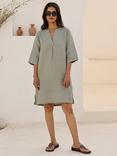 Aspiga Diana Pure Linen Dress, Khaki