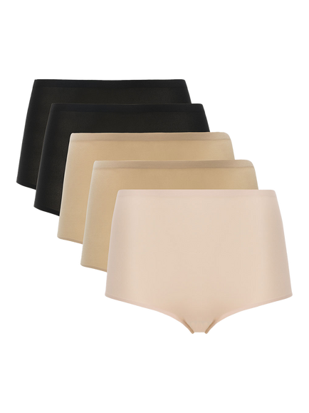 Chantelle Soft Stretch High Waist Knickers, Pack of 5, Multi, Multi