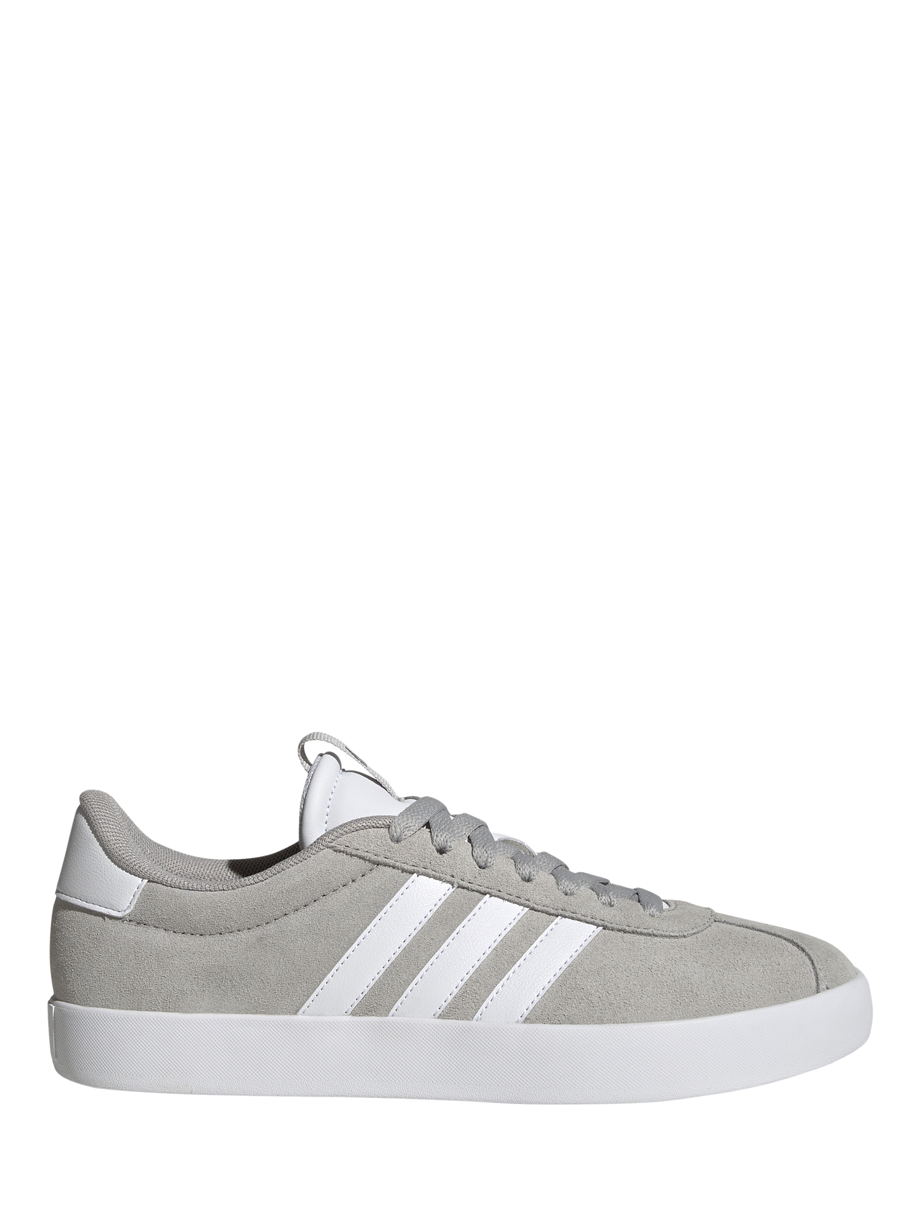 Product image 1 of 7, which shows adidas VL Court 3.0 Trainers, Grey/White, 3