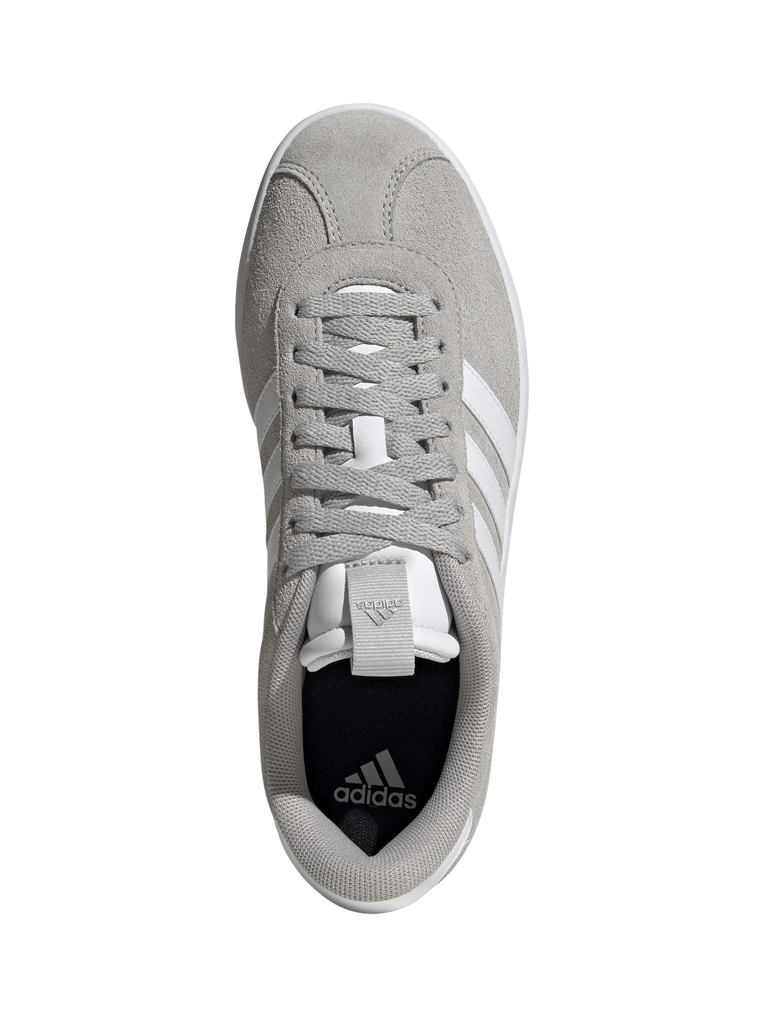 Product image 4 of 7, which shows adidas VL Court 3.0 Trainers, Grey/White, 3