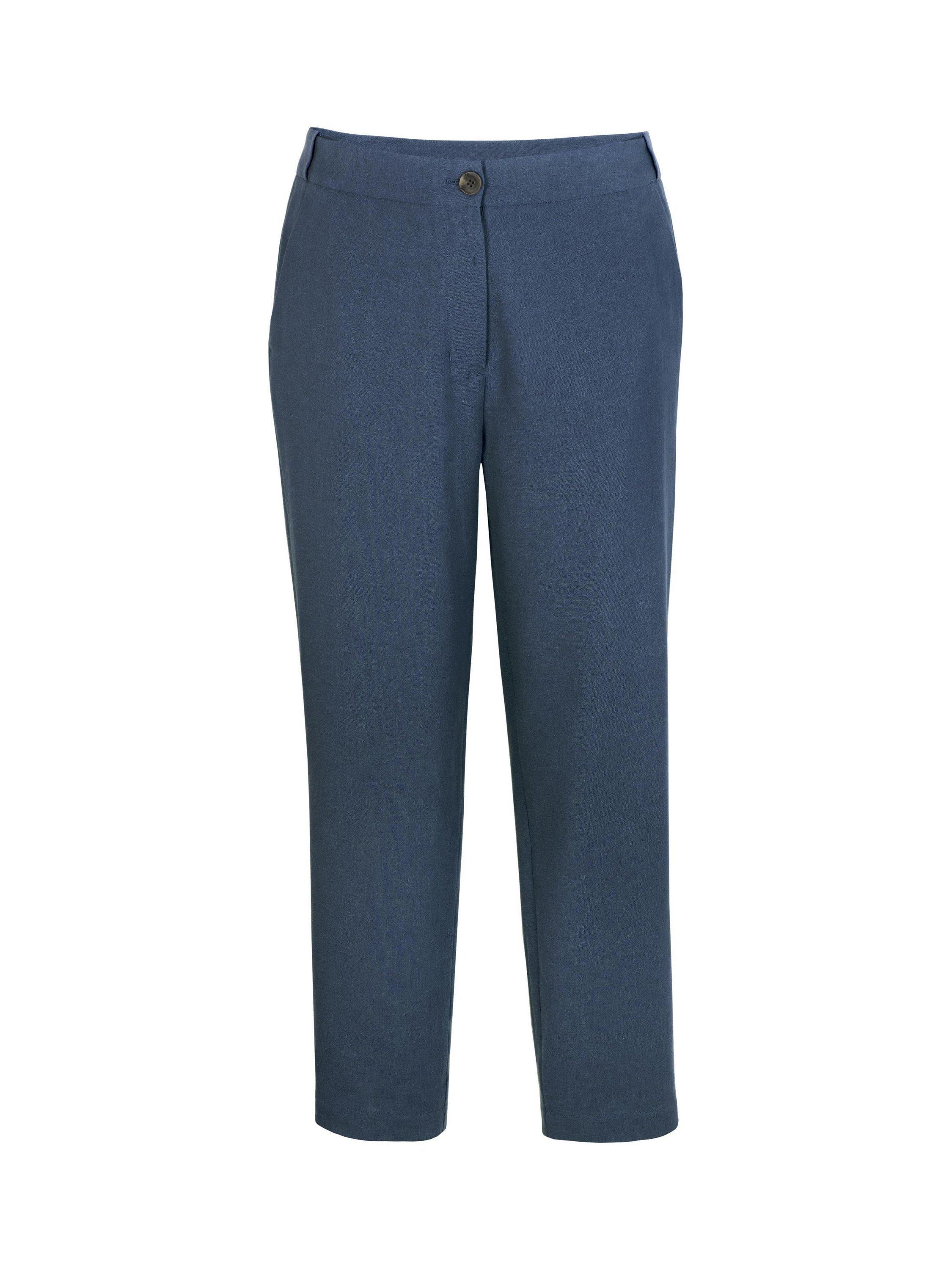 Product image 3 of 4, which shows Rohan Women's Brisa Linen Lightweight Trousers, Ocean Blue, 8S