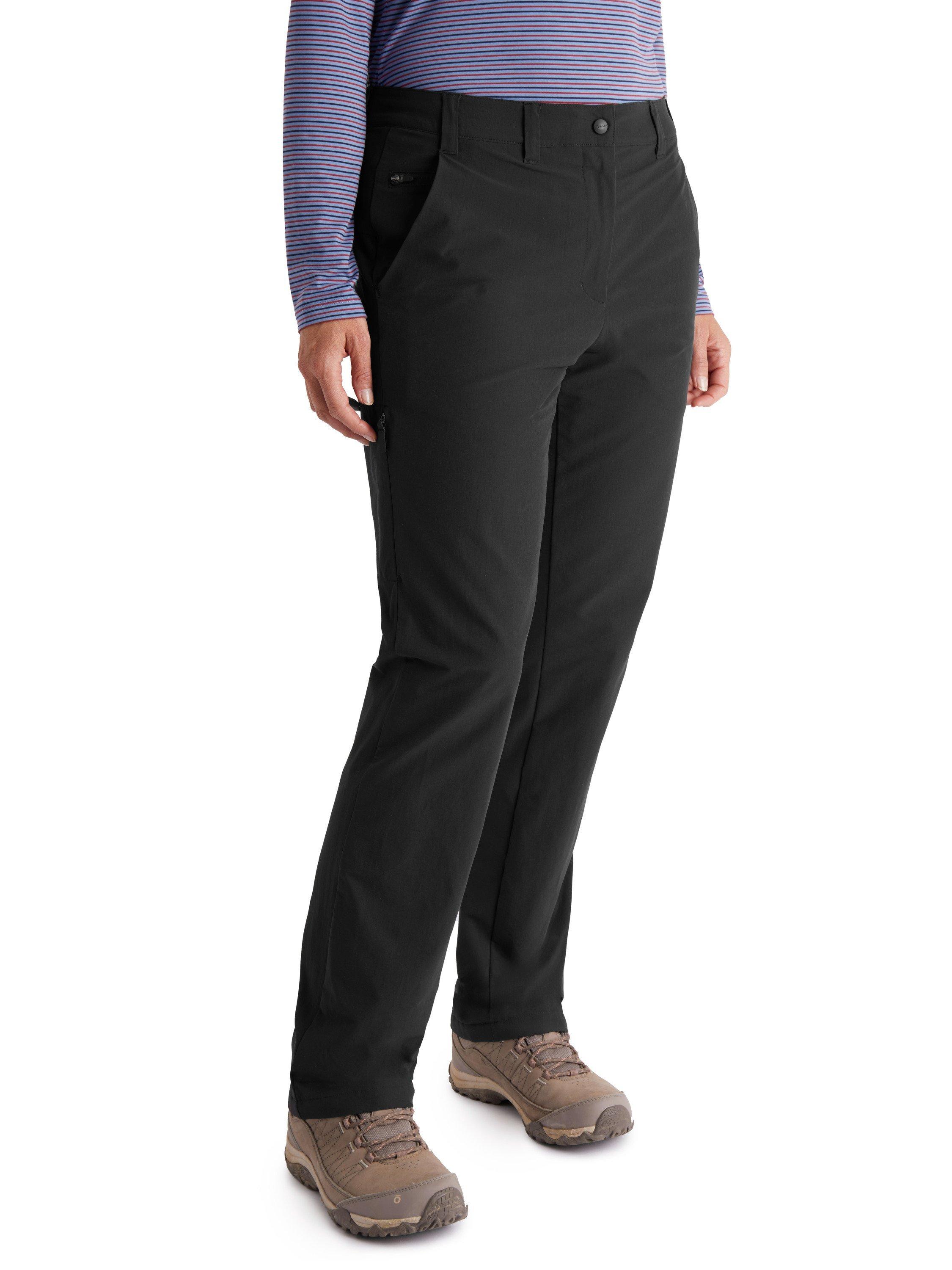 Product image 1 of 6, which shows Rohan Women's Dry Roamers Waterproof Trousers, Black, 8S