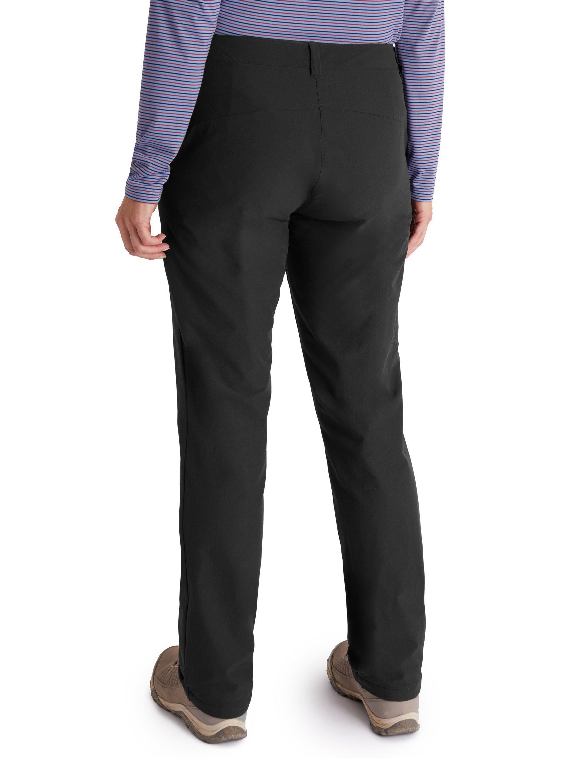 Product image 2 of 6, which shows Rohan Women's Dry Roamers Waterproof Trousers, Black, 8S