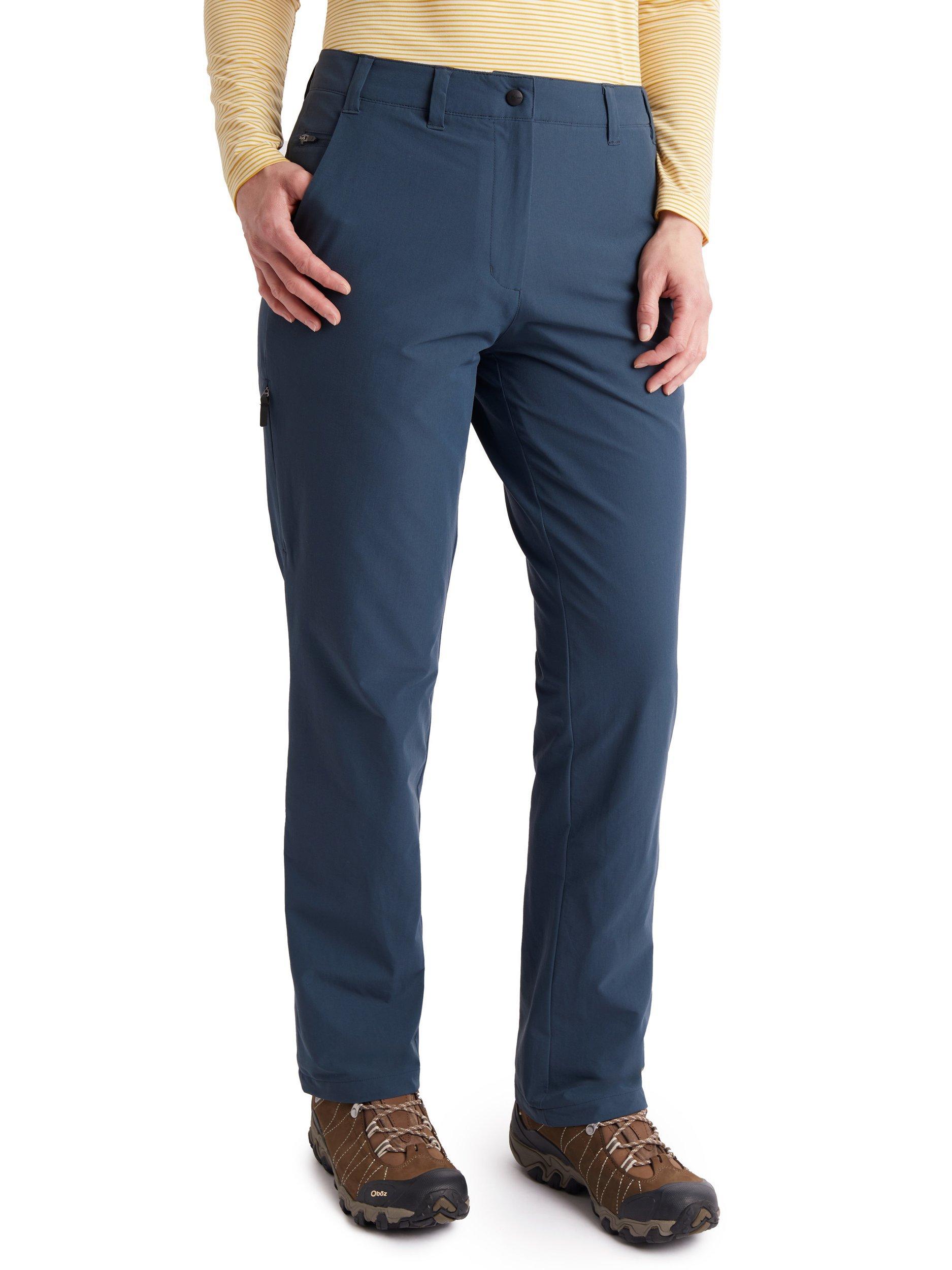 Product image 1 of 6, which shows Rohan Women's Dry Roamers Waterproof Trousers, Storm Blue, 8S