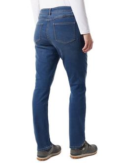 Rohan Women's Flex Tapered Fit Stretch Jeans, Mid Denim - view 2, Mid Denim