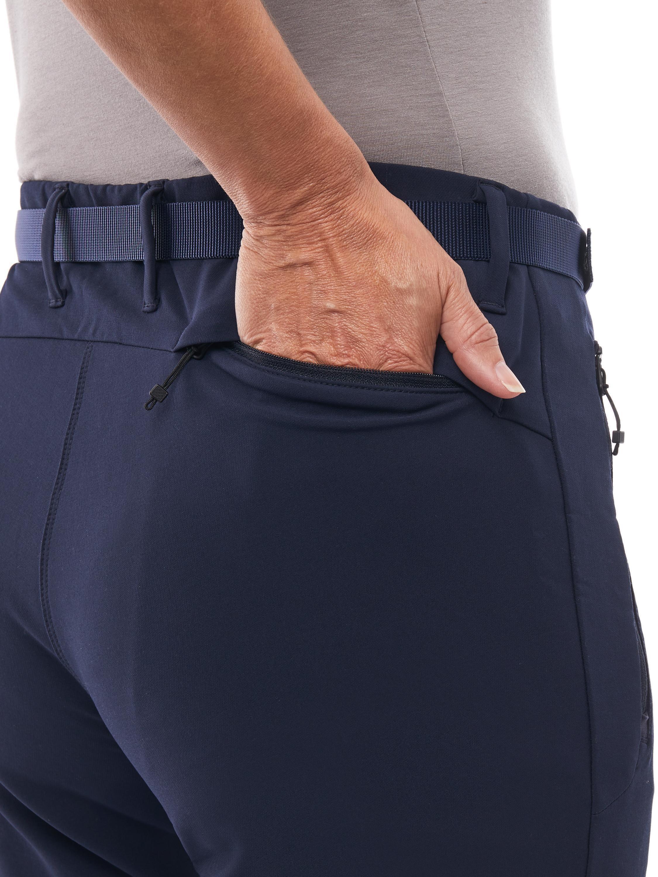 Product image 5 of 5, which shows Rohan Striders Water Repellent Trousers, True Navy, 8S
