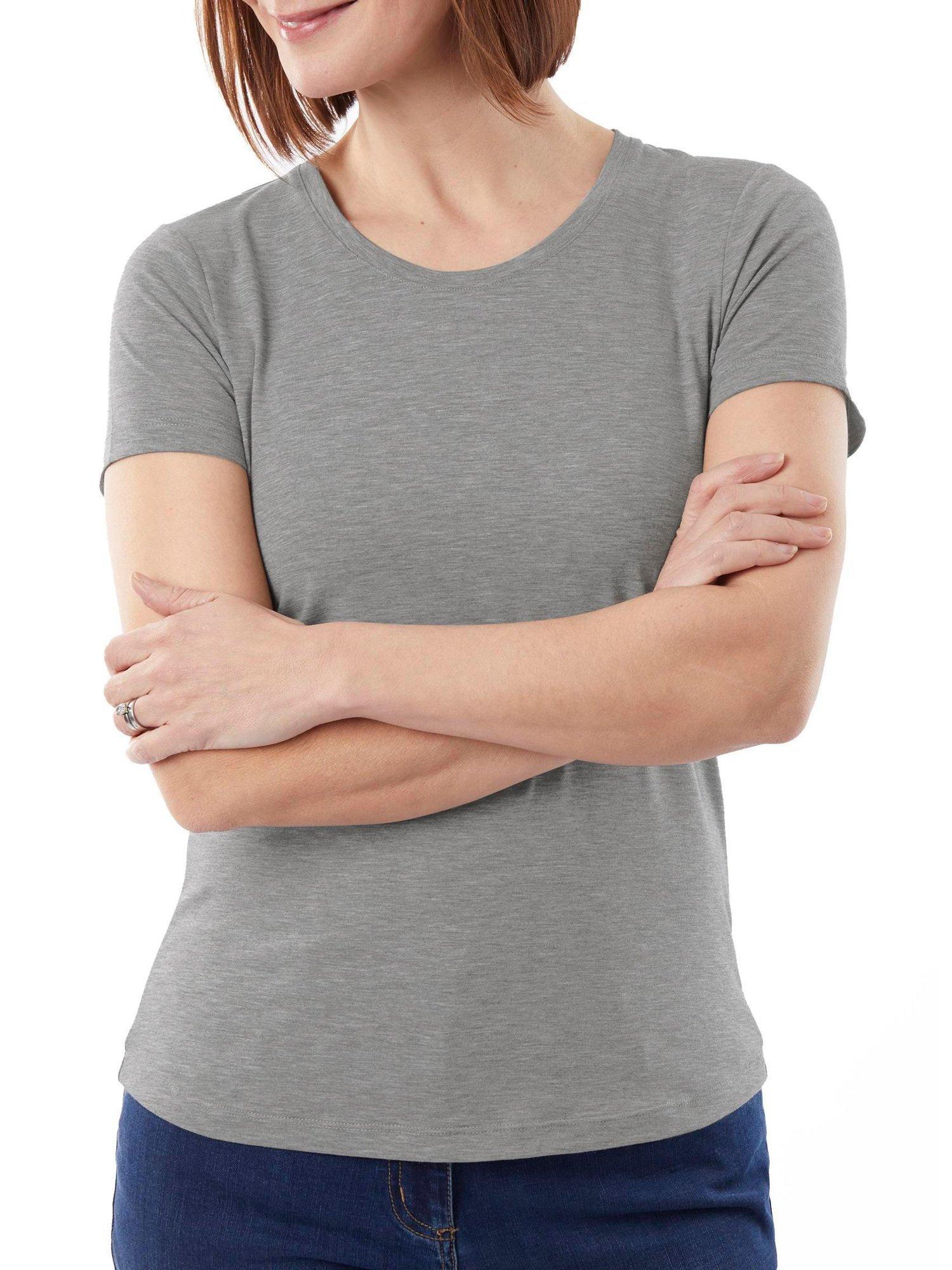Rohan Women's Basis T-Shirt, Grey Marl