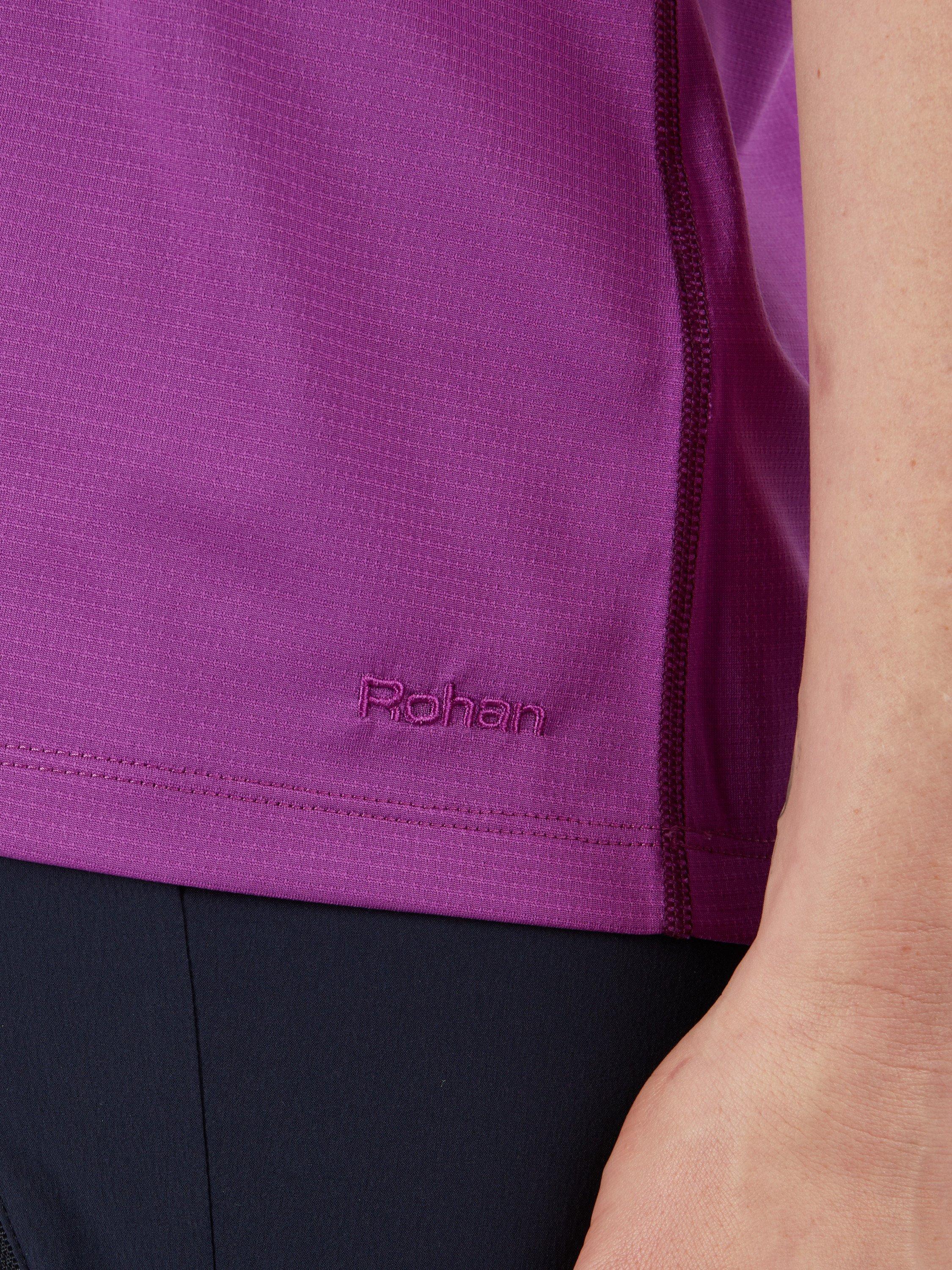Product image 6 of 11, which shows Rohan Women's Cirrus Active Short Sleeve Jersey T-Shirt, Allium Purple, XS