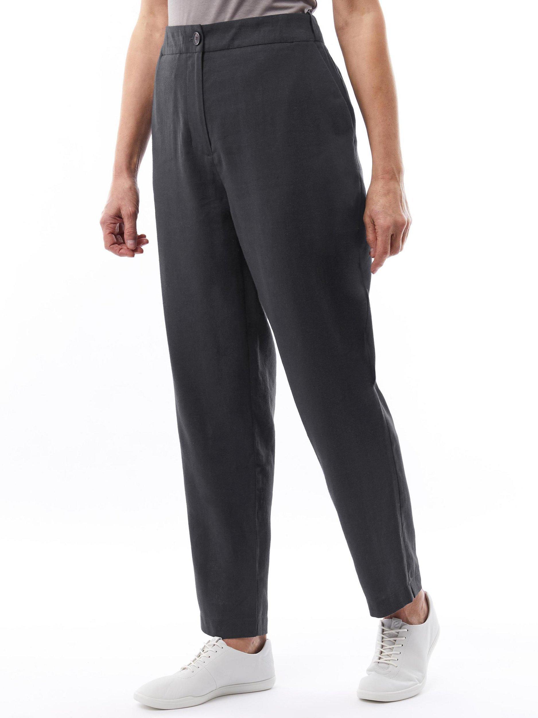 Product image 1 of 3, which shows Rohan Women's Brisa Linen Lightweight Trousers, Carbon, 8S