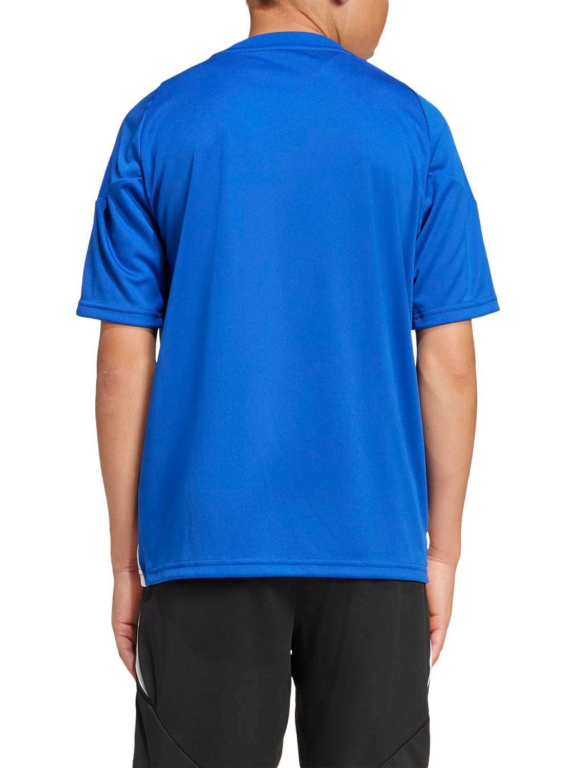 Product image 2 of 7, which shows adidas Kids' Messi Short Sleeve Crew Neck Jersey, Royal Blue, 5-6 years