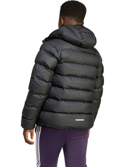 adidas Kids' Hooded Padded Jacket, Black - view 2, Black