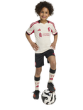 adidas Kids' Liverpool FC Jersey and Shorts Set, Wonder White