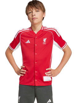 adidas Kids' Liverpool FC Shirt, Red, Red