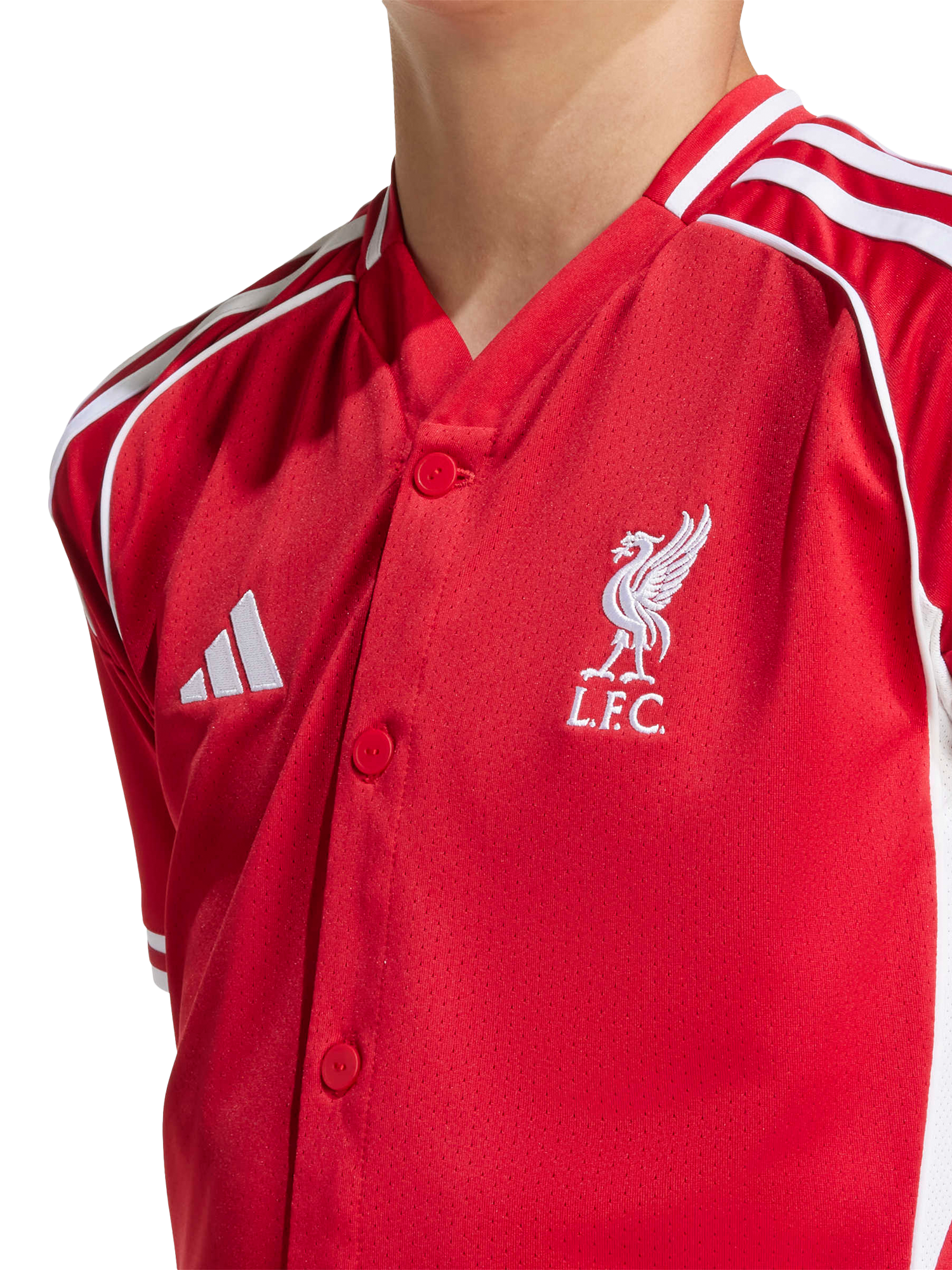 adidas Kids' Liverpool FC Shirt, Red