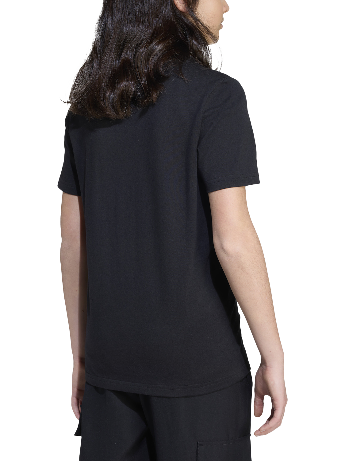 Product image 2 of 6, which shows adidas Kids' Cotton Collegiate Graphic T-Shirt, Black, 7-8 years