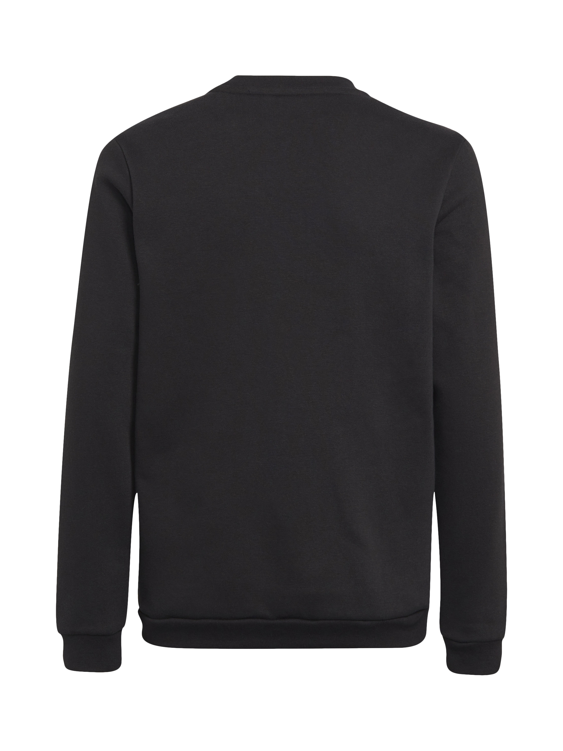 Product image 2 of 5, which shows adidas Kids' Cotton Blend Crew Neck Sweatshirt, Black, 5-6 years