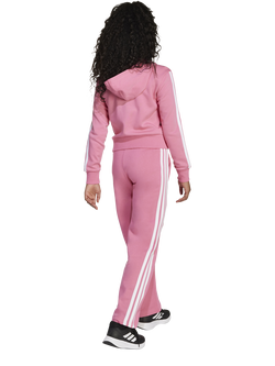 adidas Kids' Cotton Blend Essentials Tracksuit, Pink/White - view 2, Pink/White