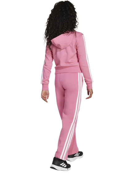 adidas Kids' Cotton Blend Essentials Tracksuit, Pink/White - view 2, Pink/White