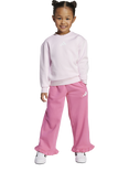 adidas Kids' Fleece Joggers Set, Pink/White