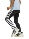 adidas Kids' Cotton Blend Essentials Leggings, Black/White