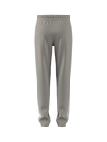 adidas Kids' Cotton Blend Essentials Drawstring Trousers, Wonalu/White