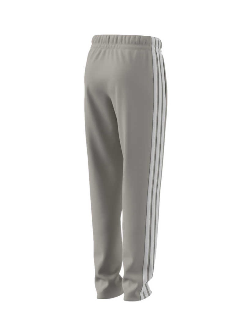 Product image 4 of 4, which shows adidas Kids' Cotton Blend Essentials Drawstring Trousers, Wonalu/White, 7-8 years