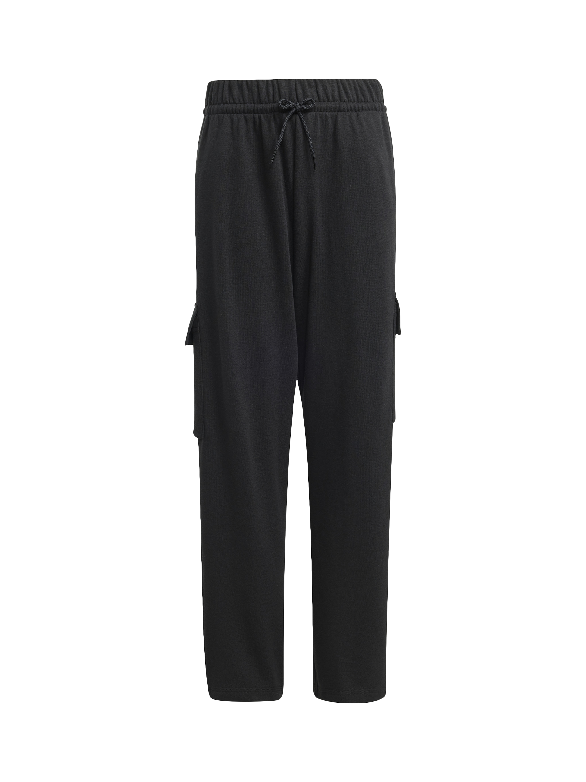Product image 5 of 6, which shows adidas Kids' Essentials Cargo Trousers, Black/White, 7-8 years