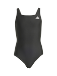 adidas Kids' Essential V-Back Swimsuit, Black