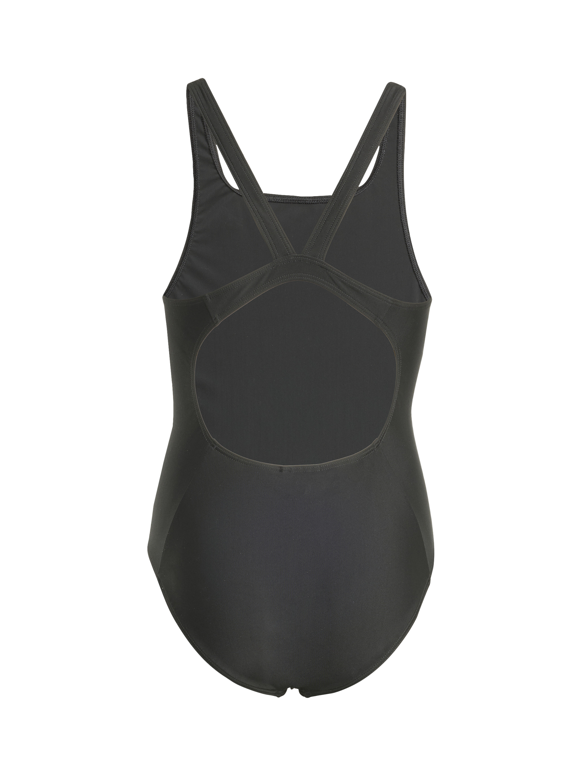 Product image 2 of 3, which shows adidas Kids' Essential V-Back Swimsuit, Black, 4-5 years