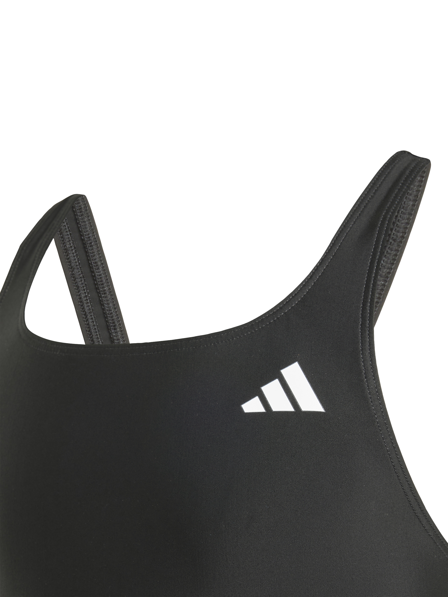 Product image 3 of 3, which shows adidas Kids' Essential V-Back Swimsuit, Black, 4-5 years