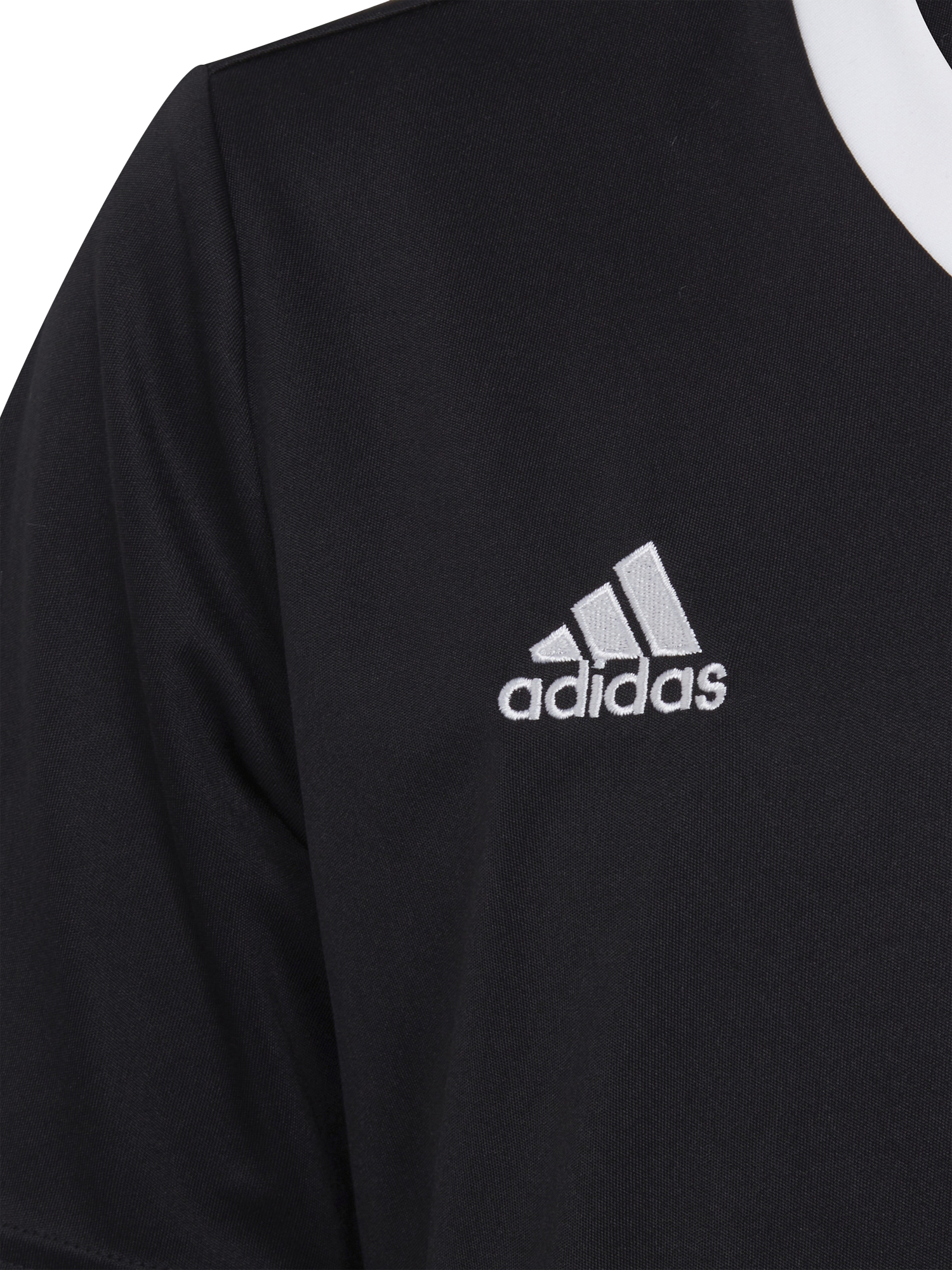 Product image 3 of 3, which shows adidas Kids' Football Jersey Shirt, Black, 5-6 years