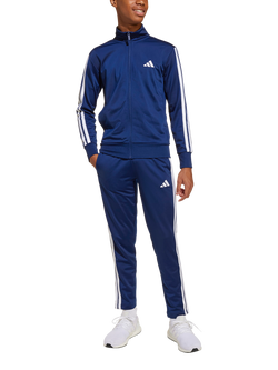 adidas Kids' Essentials Tracksuit, Blue/White, Blue/White