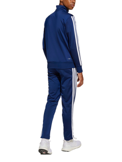 adidas Kids' Essentials Tracksuit, Blue/White - view 2, Blue/White