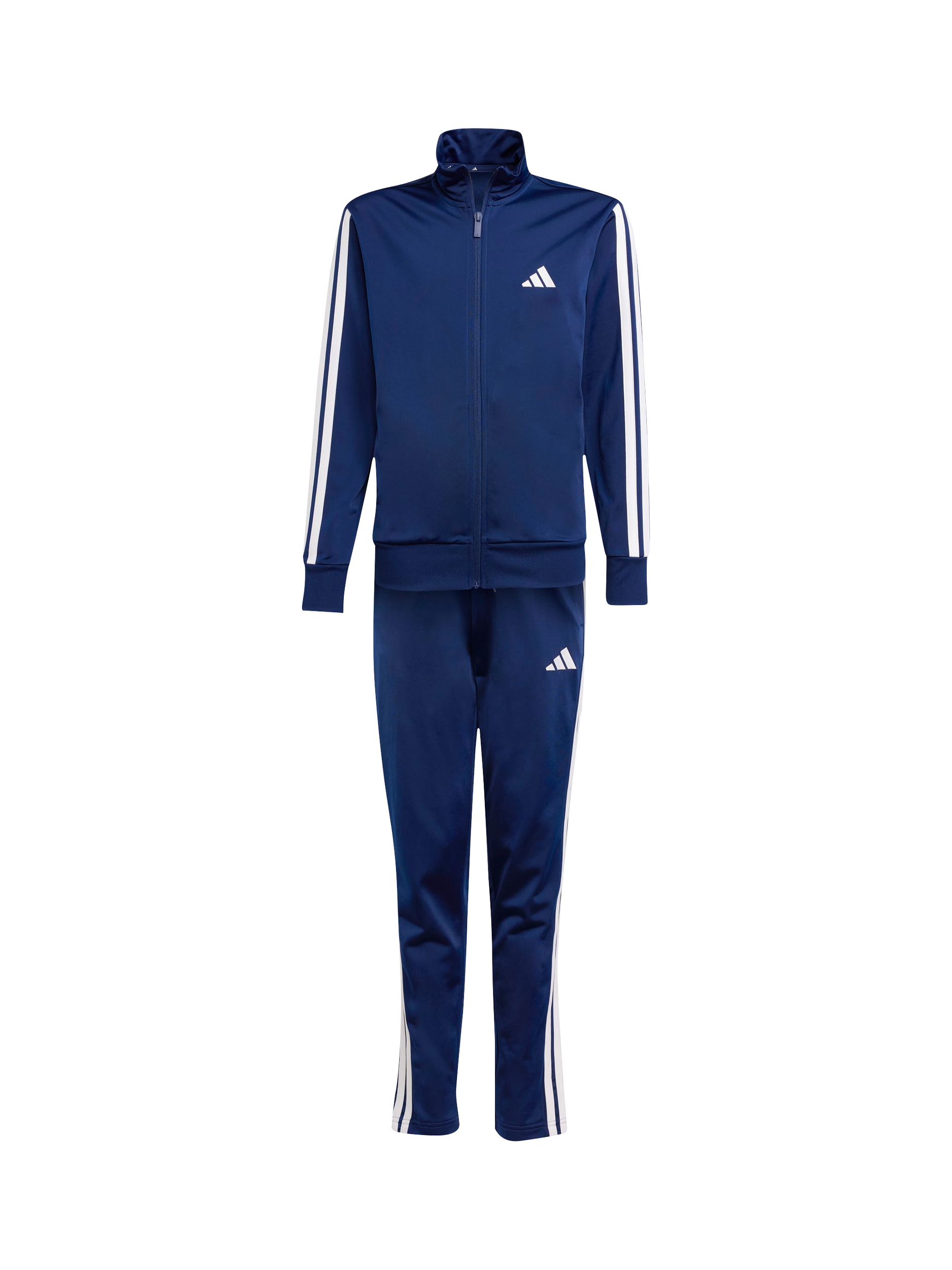 Product image 3 of 5, which shows adidas Kids' Essentials Tracksuit, Blue/White, 7-8 years