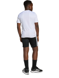 adidas Kids' Train Essentials 3-Stripes T-Shirt and Shorts Set, White/Black