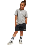 adidas Kids' Essentials T-Shirt and Short Set, Grey/White