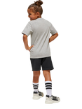 adidas Kids' Essentials T-Shirt and Short Set, Grey/White
