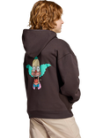 adidas Kids' x The Simpsons Cotton Blend Hoodie, Brown