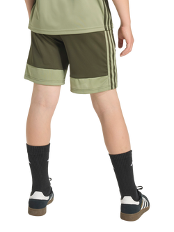 adidas Kids' Tiro25 Essentials Shorts, Black/Green - view 2, Black/Green