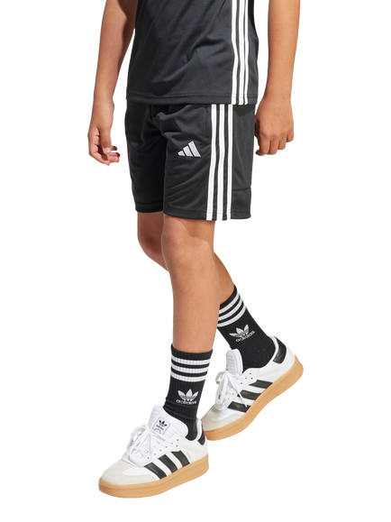 adidas Kids' Tiro 25 Essentials Shorts, Black/White, Black/White
